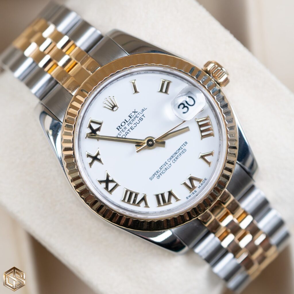 Rolex 178273 Datejust 31mm White Roman Numeral Dial
