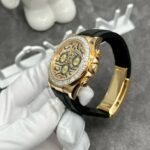 Rolex Solid Gold Plated with Diamonds Daytona 116588TBR Eye Of Tiger 40mm
