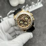 Rolex Solid Gold Plated with Diamonds Daytona 116588TBR Eye Of Tiger 40mm