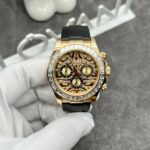 Rolex Solid Gold Plated with Diamonds Daytona 116588TBR Eye Of Tiger 40mm