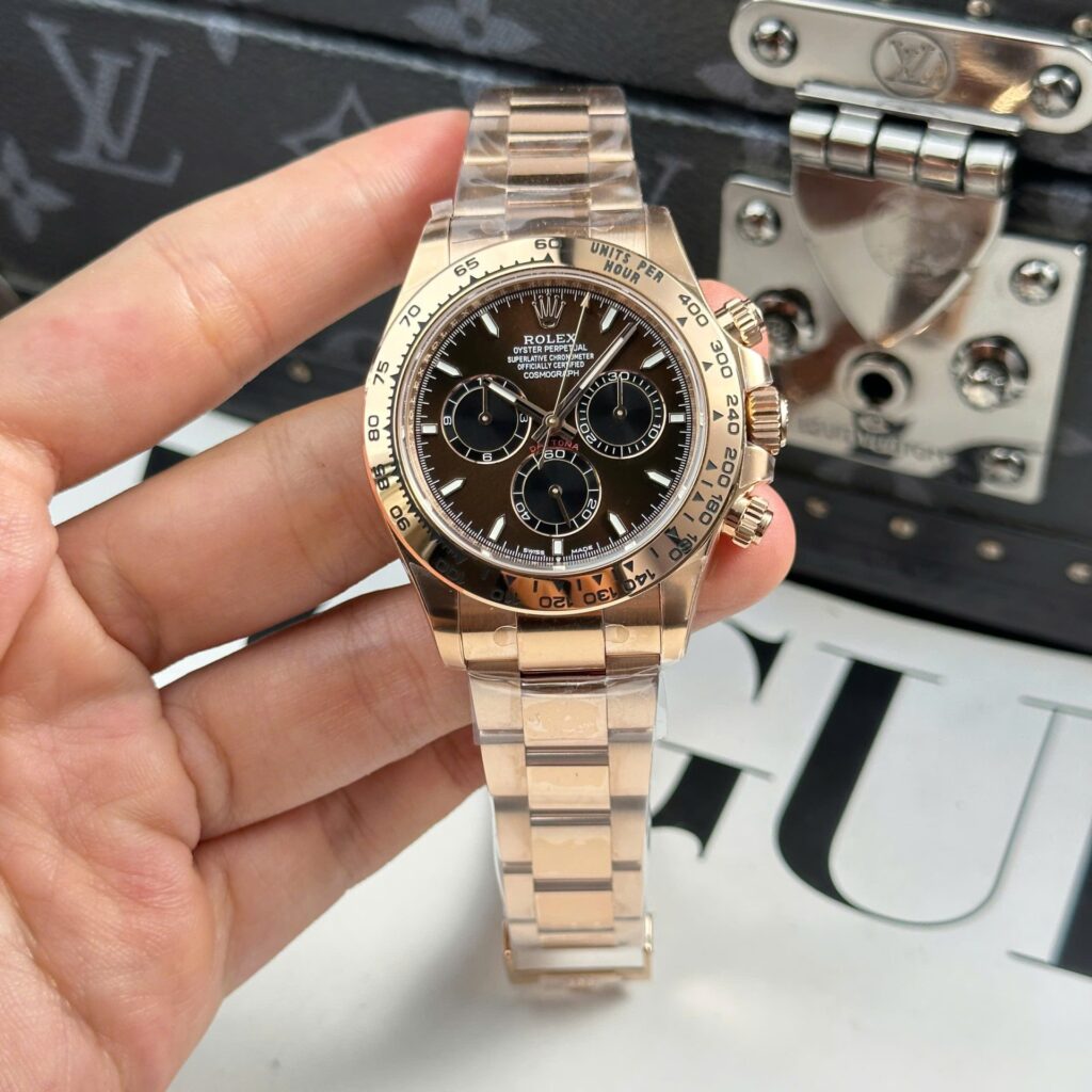 Rolex Cosmograph Daytona 126508 Clone Watches Chocolate Dial Oyster Strap THB Factory 40mm