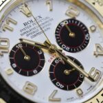 Rolex Daytona 116519 White Dial Replica Watches 18K Gold Plated Clean Factory 40mm