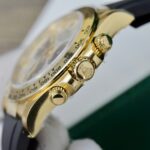 Rolex Daytona 116519 White Dial Replica Watches 18K Gold Plated Clean Factory 40mm