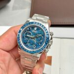 Rolex Daytona Arolla Challenge Blue Luxury Imitation Watches Dial Skeleton 40mm
