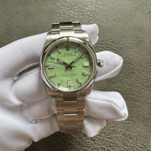 Rolex New Oyster Perpetual Pistachio Dial Reference 134300