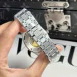 Audemars Piguet Royal Oak 15400ST Super Clone Watch 11 Black Dial Metal Strap 41mm